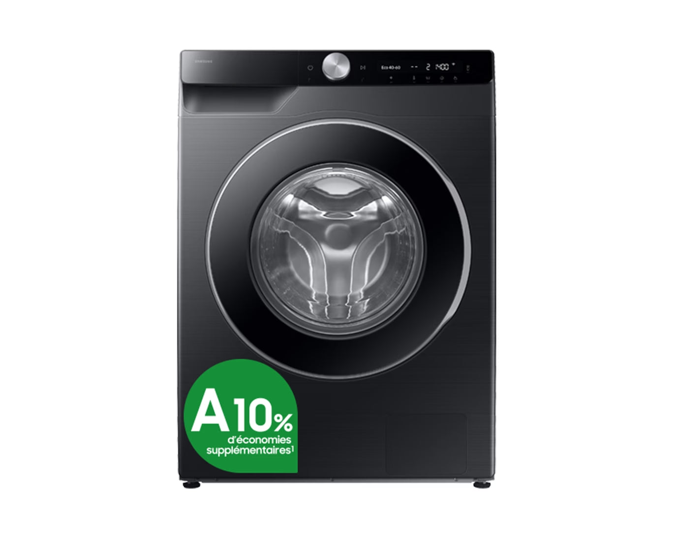 SAMSUNG WW90DG6U85LBU3 Lave-linge AI Wash série 6000 9kg Noir Classe A