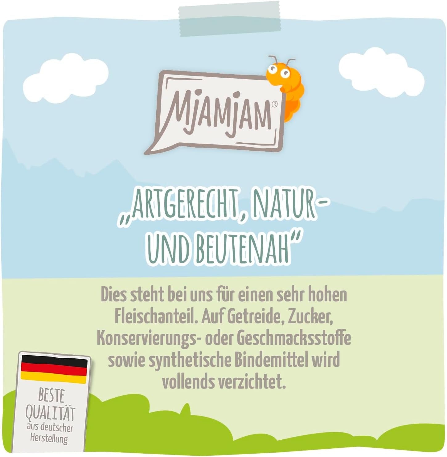 [Peut être servi frais pour l'été] MjAMJAM Nourriture humide premium pour chat au veau - 12 x 125 g