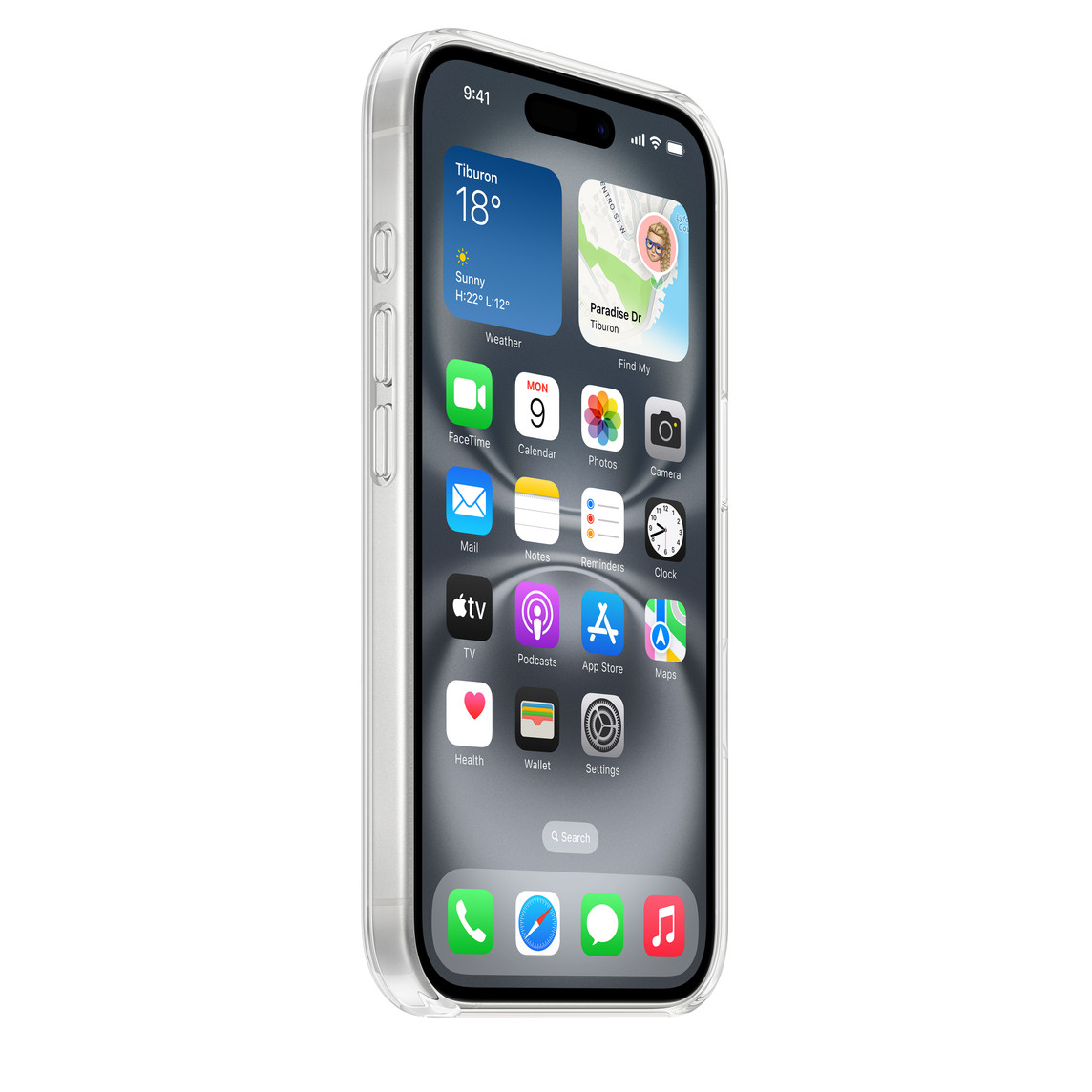 Apple Coque transparente MagSafe pour iPhone 16