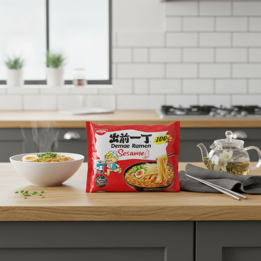 NISSIN - Demae Ramen - nouilles au sésame - 100 g