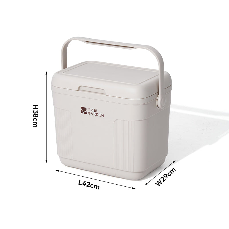 Mobi Garden, réfrigérateur portable isotherme, boîte à glace de qualité alimentaire, boîte de rangement pour camping, voiture et pique-nique, 22 L, isolation longue durée, grande capacité de stockage