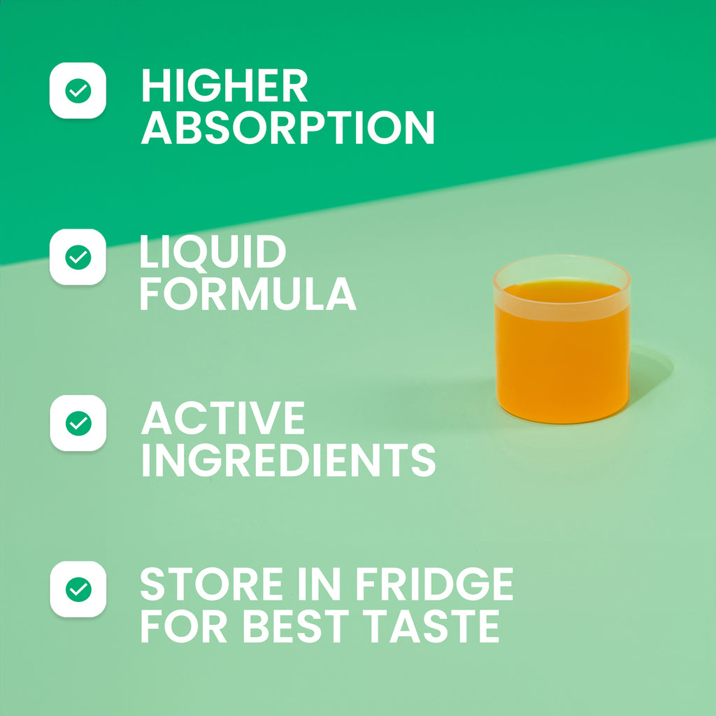 Swedish Nutra Ultra+ Multivitamines Liquide Complément Alimentaire - 500 ml, 33 Jours d'Approvisionnement | Vitamines, Minéraux, Super Greens & Aminos | Boost Énergie, Bien-être & Système Immunitaire | Arôme Orange | Pour Hommes & Femmes