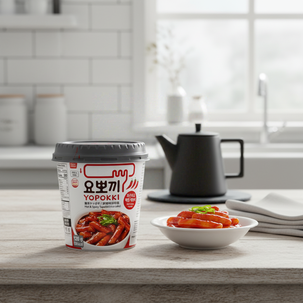 Yopokki Youngpoong Tteokbokki en pot piquant et épicé 120 g