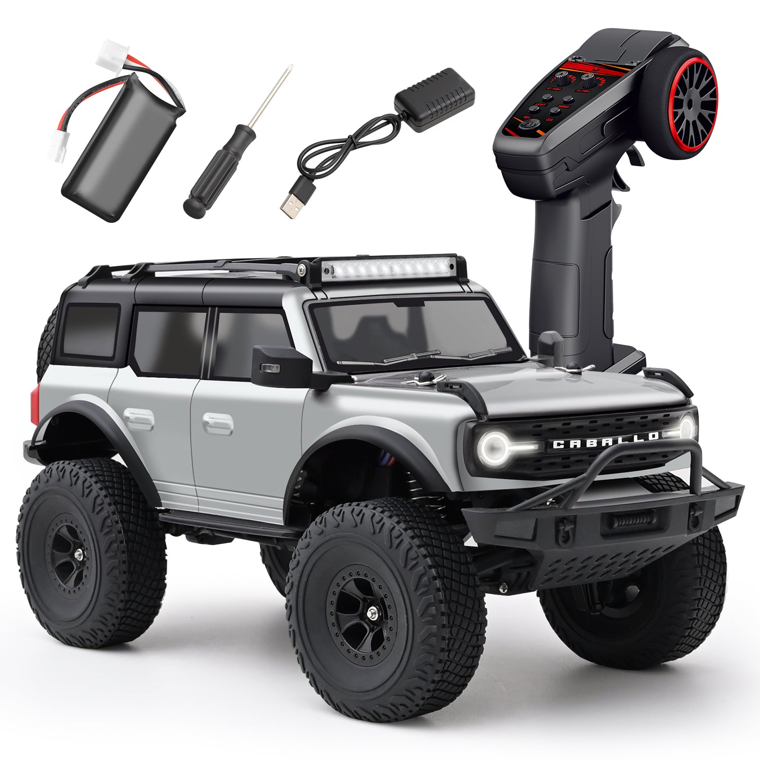 Voiture tout-terrain électrique 4x4 à l’échelle 1:18