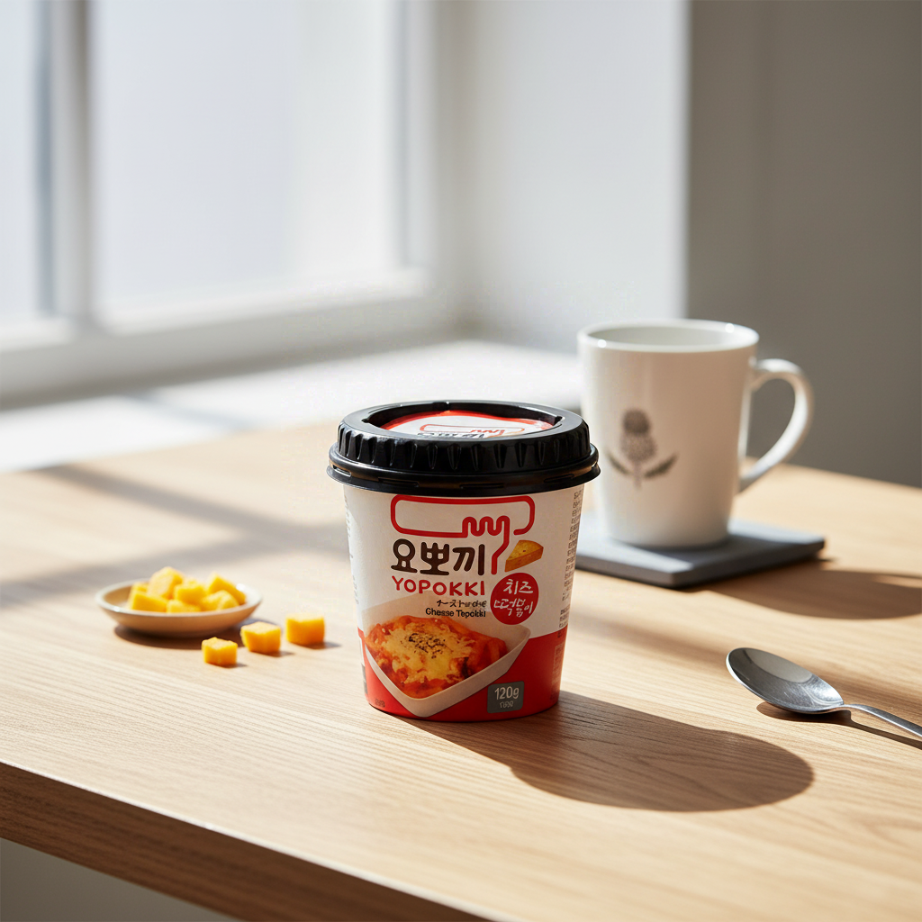 YOUNGPOONG Yopokki Tteokbokki au fromage en cup 120 g