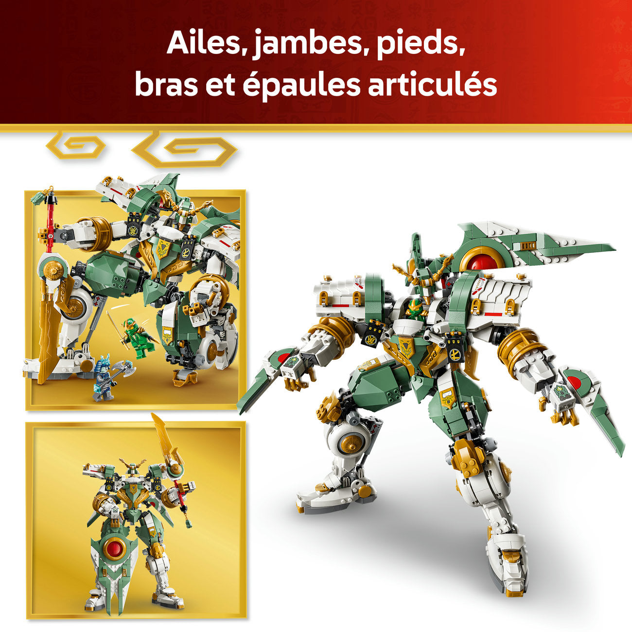 LEGO NINJAGO 71860 Le mécha titane de Lloyd - 15e anniversaire