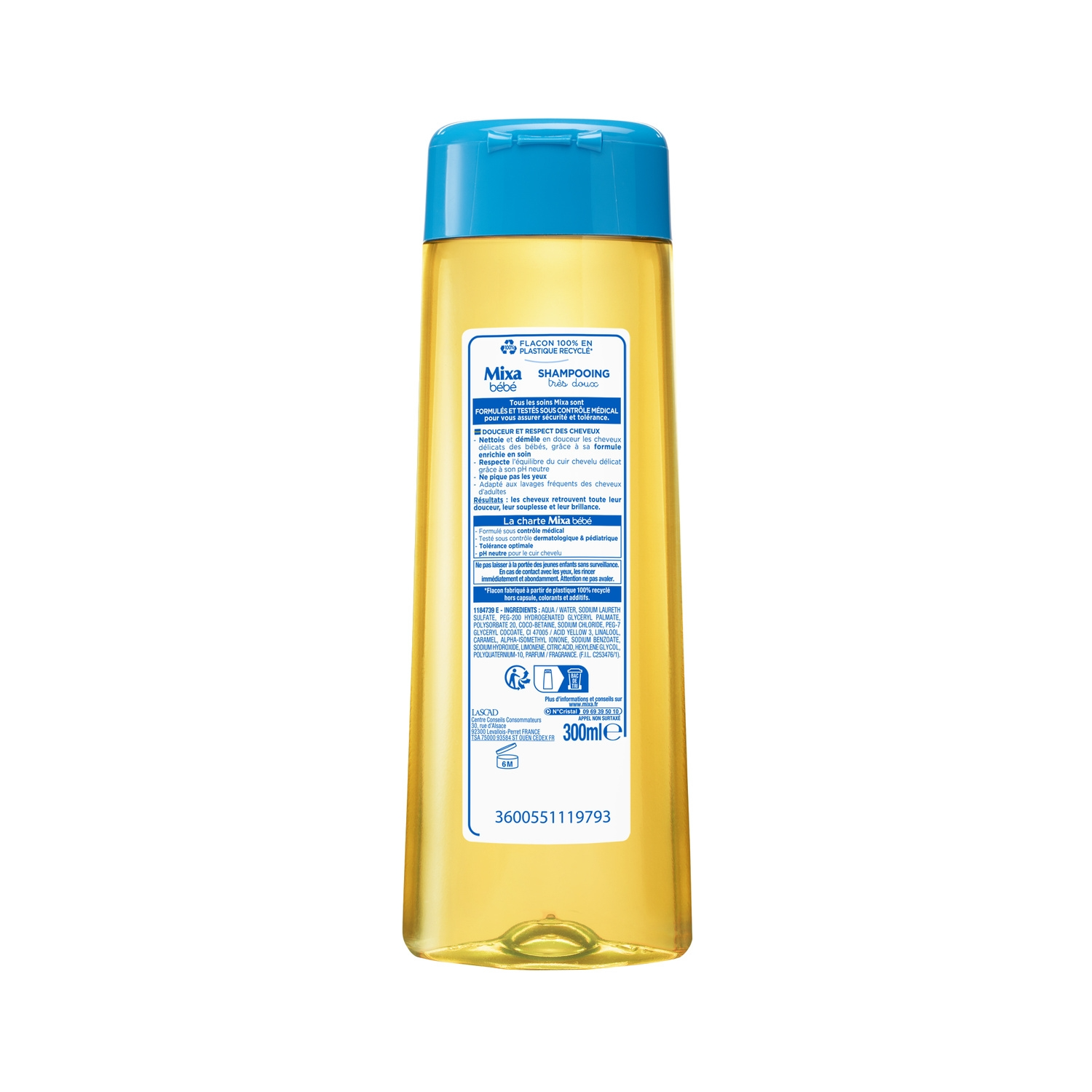 Mixa Bébé Shampooing Bébé Très Doux - 300 ml