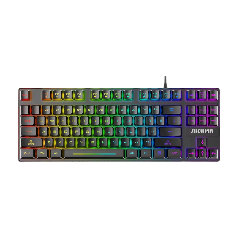 Akuma clavier gaming shônen t02 tkl 88 touches retroeclaire membrane