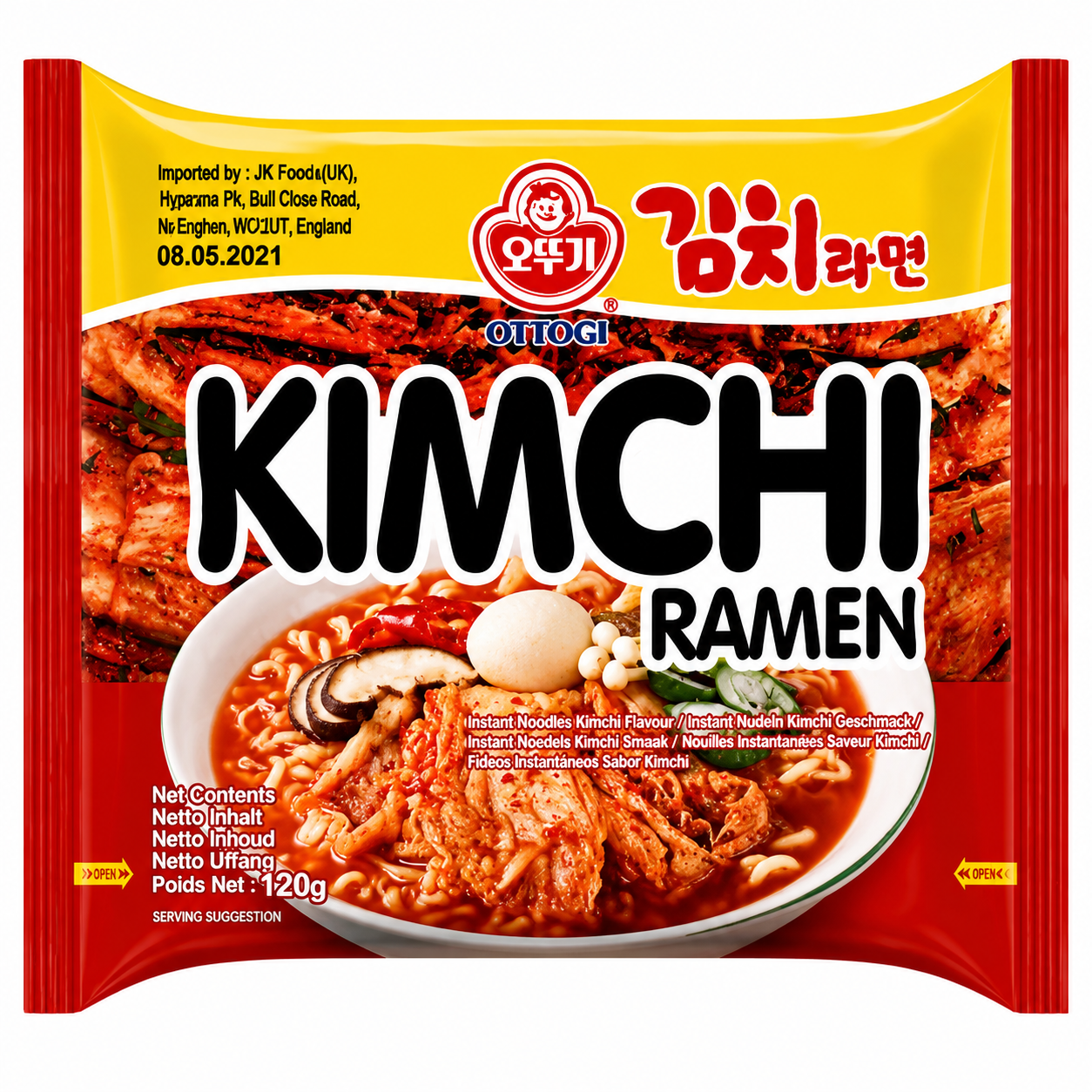 Ottogi Ramen au kimchi - 120 g