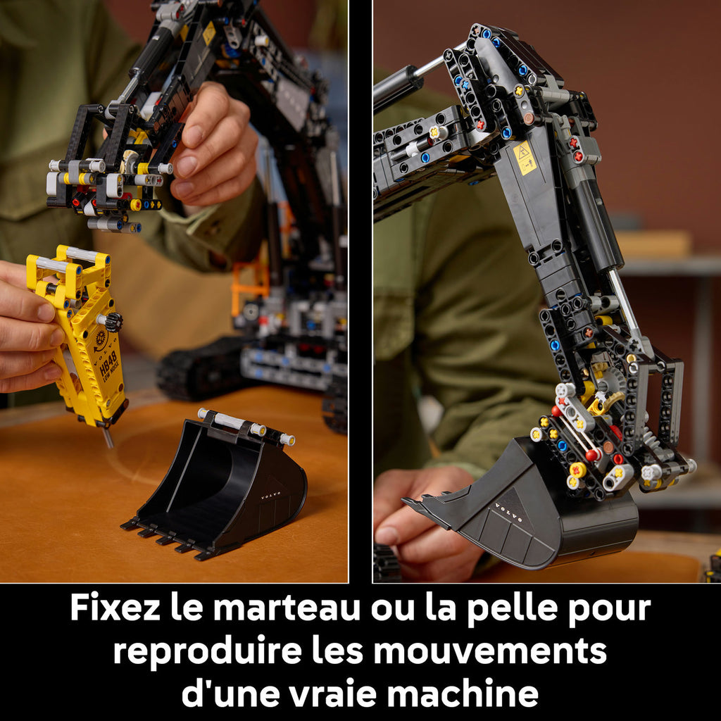 LEGO Technic 42215 Pelleteuse Volvo EC500 hybride