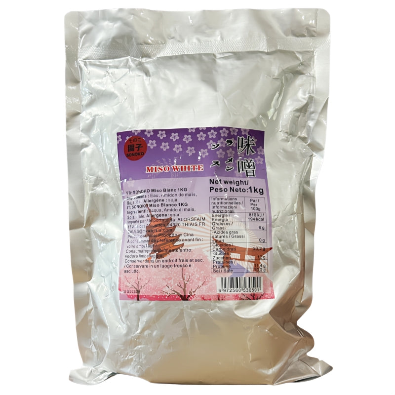 SONOKO Pâte de miso blanche 1 kg