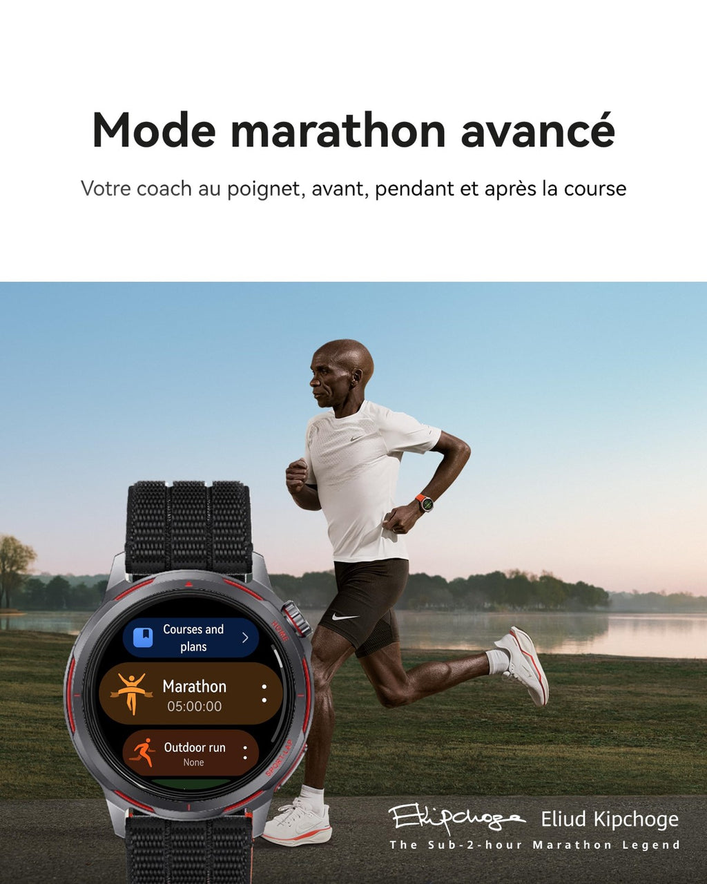 Huawei Montre Connectée GT Runner 2 Bleu Crépusculaire
