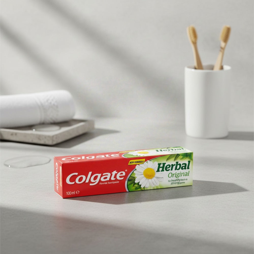 Colgate Tandpaste Herbal 100 ml - Pack of 4 (4 x 100ml = 4 tubes)