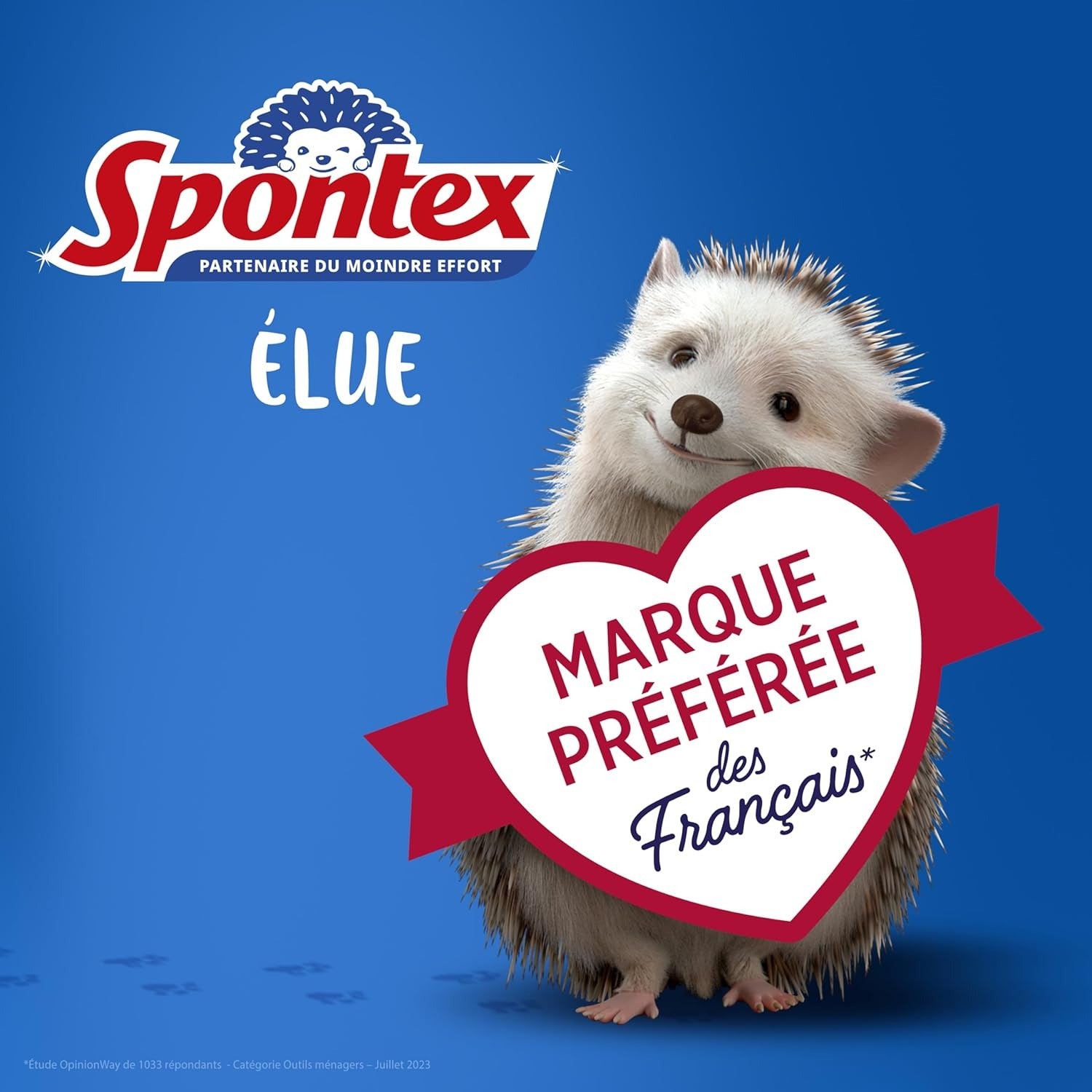 SPONTEX Éponges grattantes non abrasives 4x plus durables 3 éponges