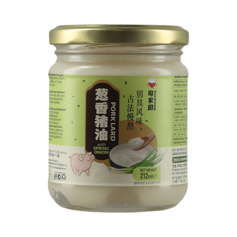 Sijia Kitchen Saindoux aromatisé à l'oignon vert - 212 ml
