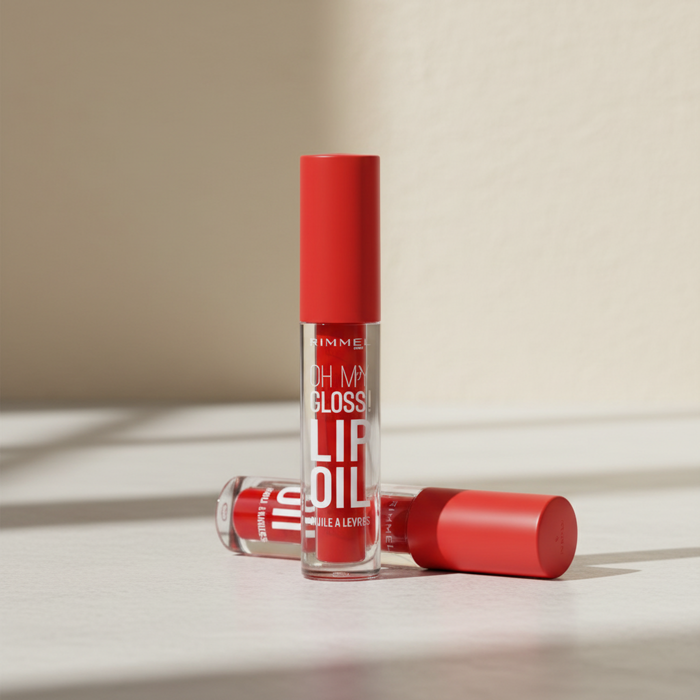 Rimmel Oh My Gloss Huile à lèvres 004 Rouge vif