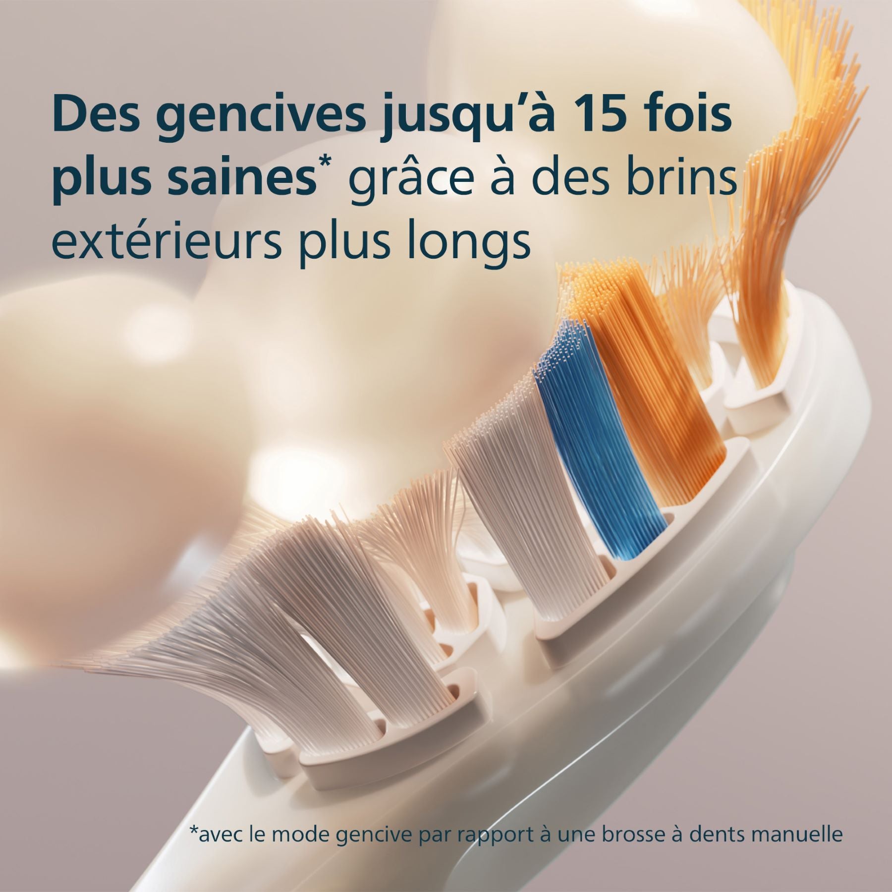 Philips Sonicare Premium All-in-One HX9094/87 Têtes de brosse à dents de rechange lot de 4 - Blanc