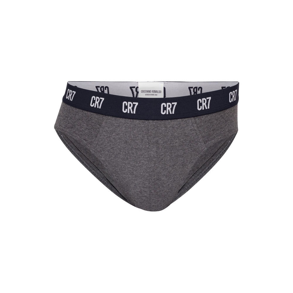 CR7 Lot de 3 slips Blanc/Gris/Noir