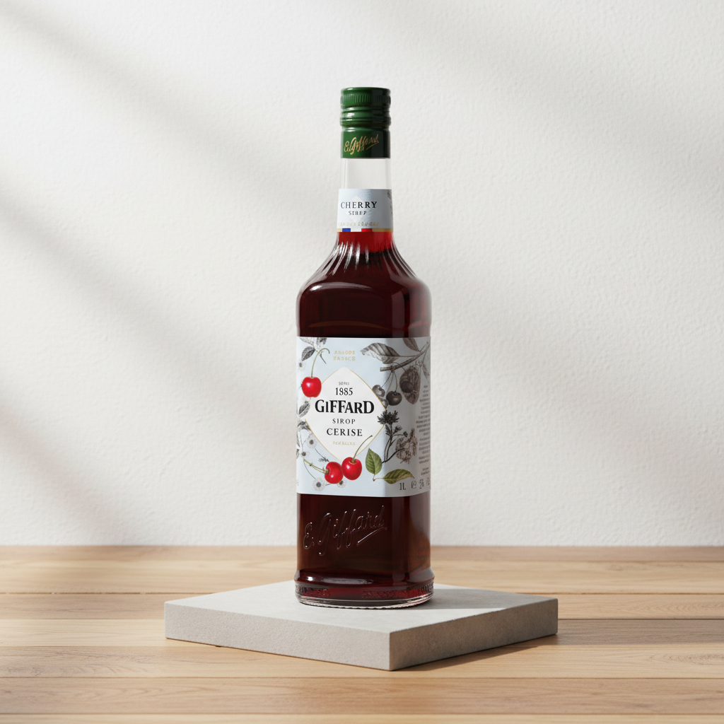 GIFFARD Sirop de cerise pur sucre - 1 L