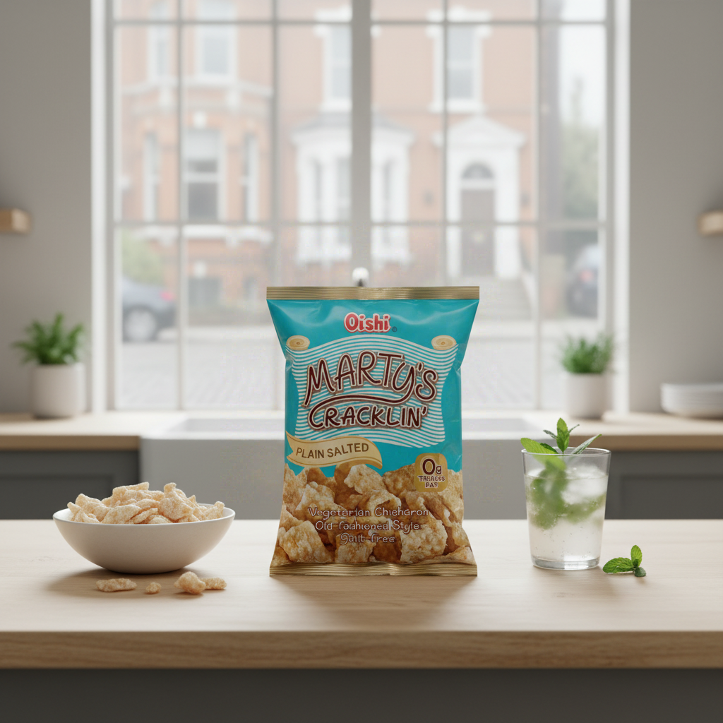 Oishi Marty's Cracklin' Chicharon végan nature salé 90 g