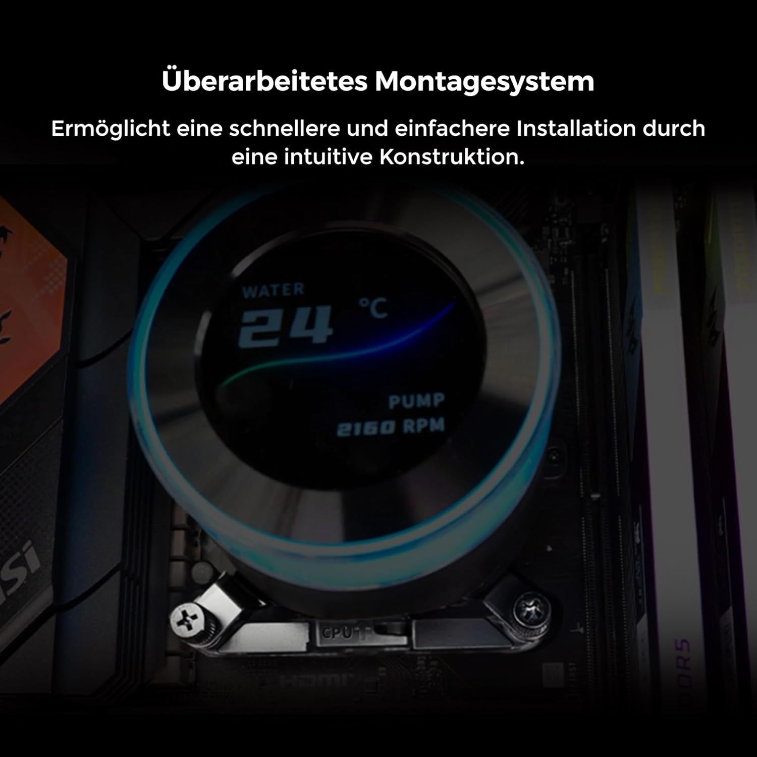 Lian Li HYDROSHIFT II LCD-C 360 TL ARGB - Blanc
