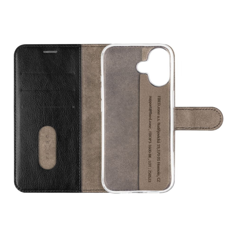 FIXED Coque de téléphone Opus pour Apple iPhone Air, noir