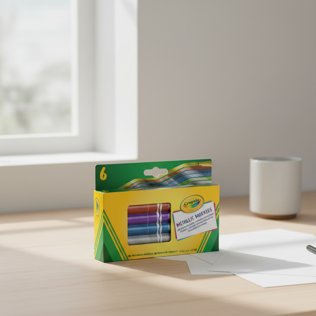 Crayola 6-Marqueurs métallisés