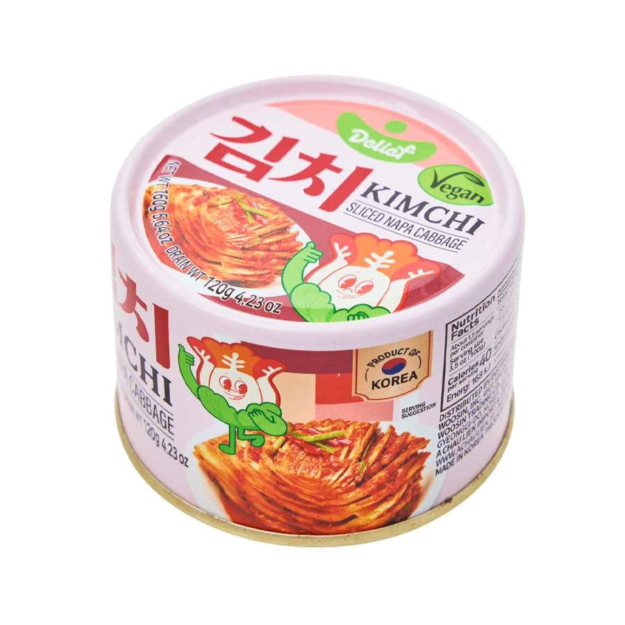 Delief Kimchi de chou Napa émincé en boîte - 160 g