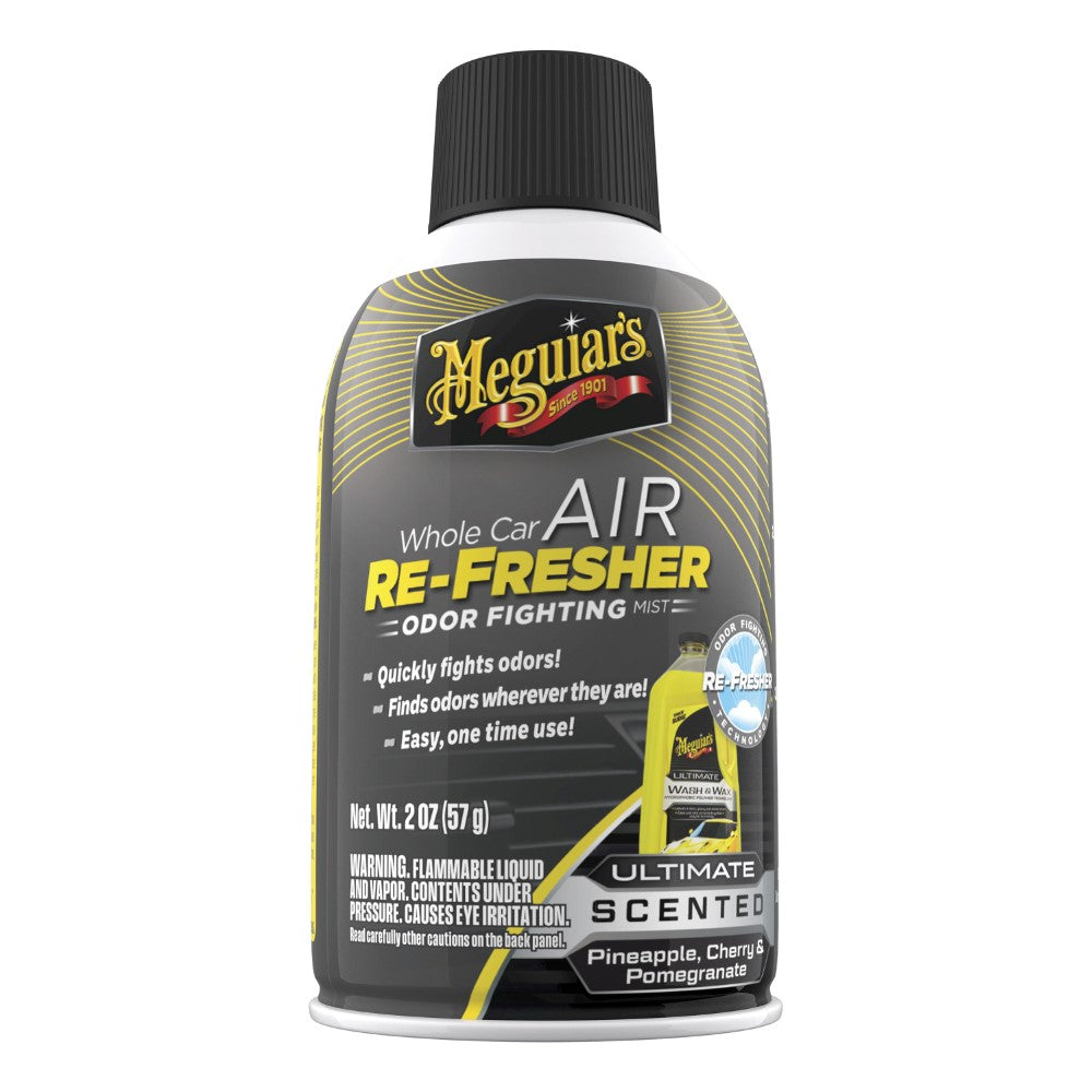 Meguiar's® Ultimate Whole Car Air Re-Fresher G260102F, 2 oz (57g) Bottle, 6/CV