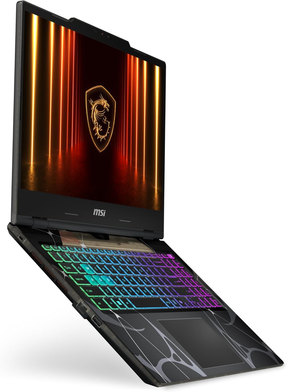 MSI Cyborg A15 AI B2HWFKG-009FR Ordinateur portable de jeu 15,6" Full HD 144 Hz, AMD Ryzen 7 260, NVIDIA GeForce RTX 5060, 16 Go de RAM, SSD 512 Go, Windows 11 Famille