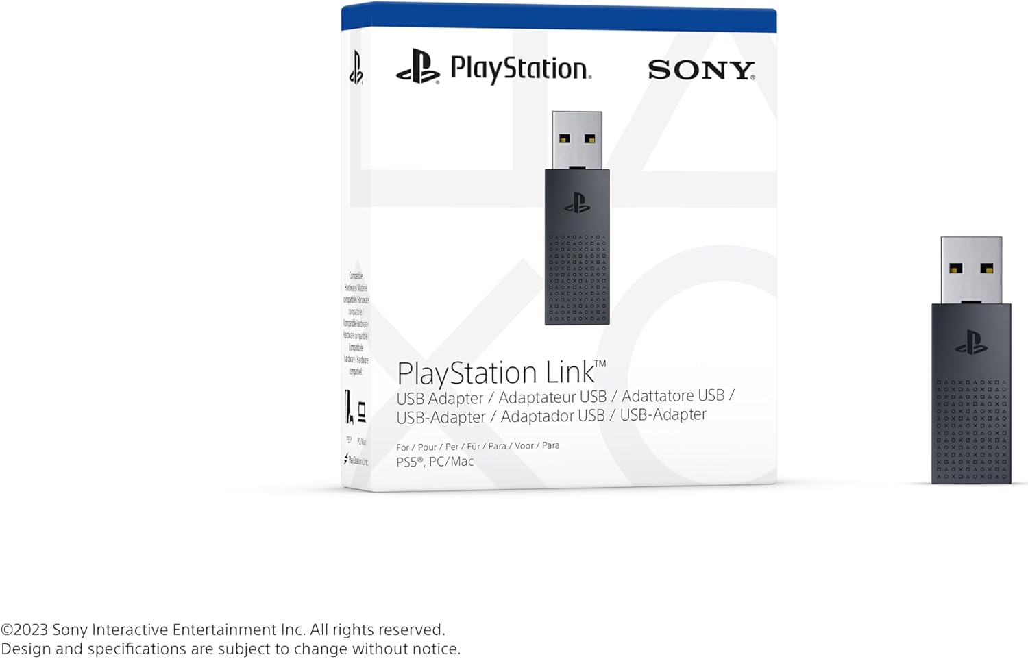 Sony Adaptateur USB PlayStation Link pour PS5/PC/Mac