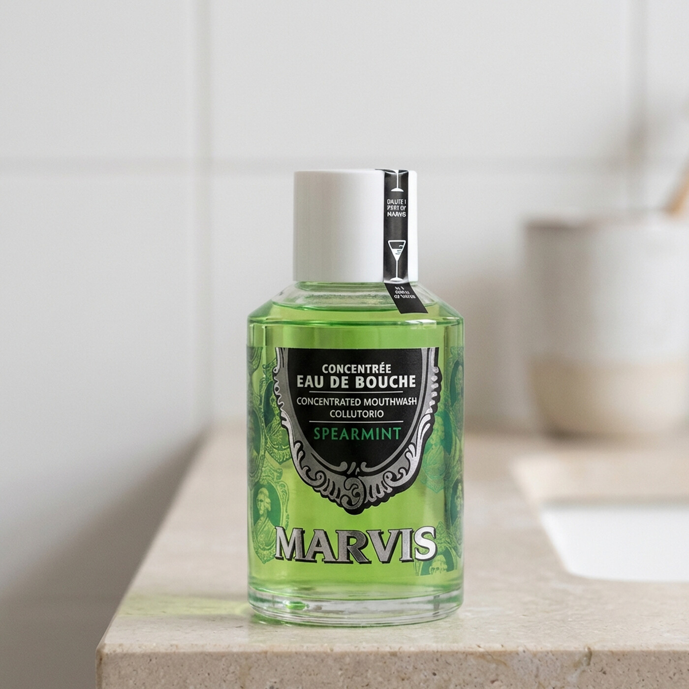 MARVIS Bain de bouche concentré à la menthe verte - 120 ml