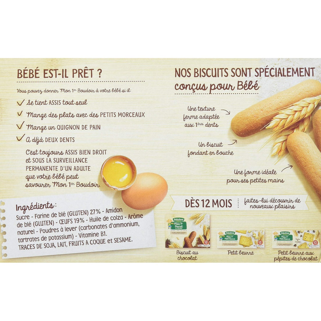 BLEDINA Mon Premier Blédiscuit Biscuit Dès 10 Mois 120 g