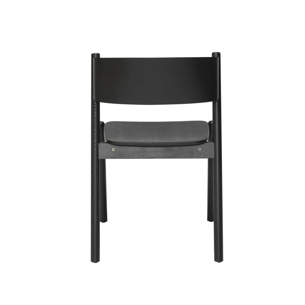 HUBSCH Oblique Chaise de salle à manger - Noir