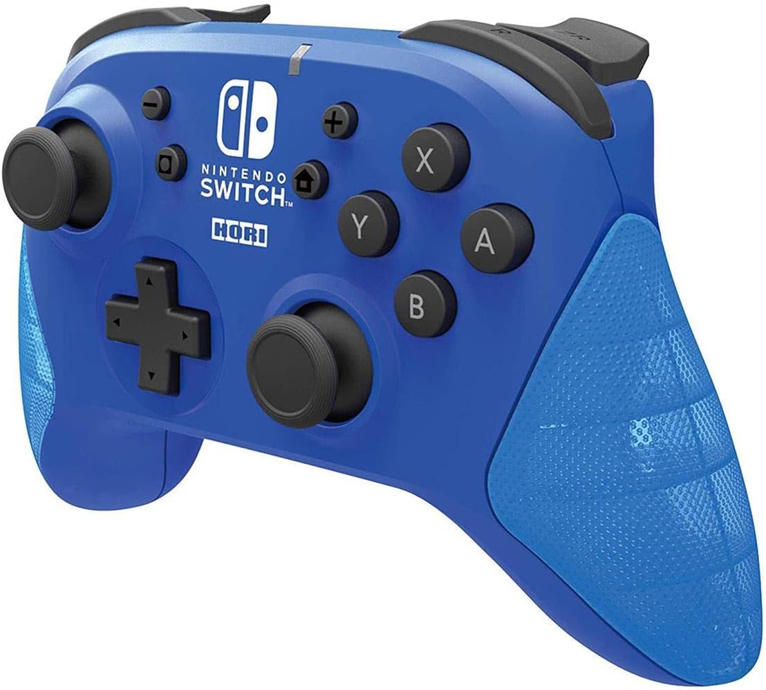 Hori Manette Sans Fil Horipad - Licence officielle pour Nintendo Switch- Bleu