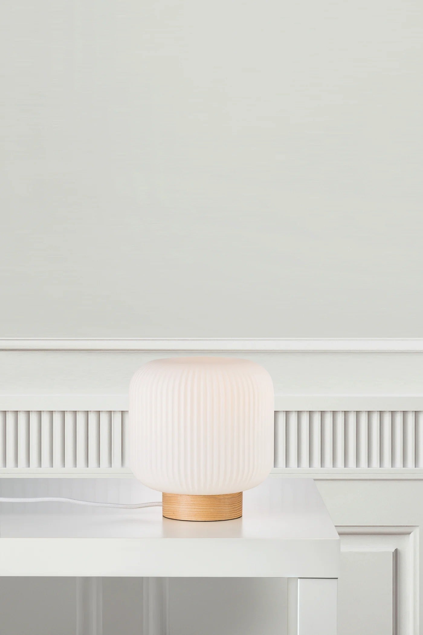 Lampe à poser MILFORD verre base bois IP20 E27 - Nordlux, Intérieur