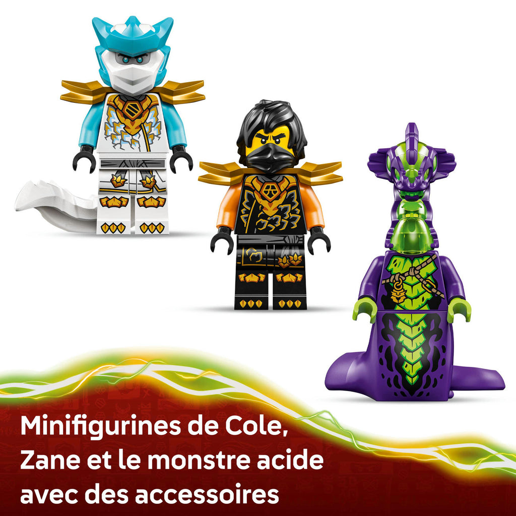 LEGO Ninjago 71854 La mission du robot Cole et du dragon Zane