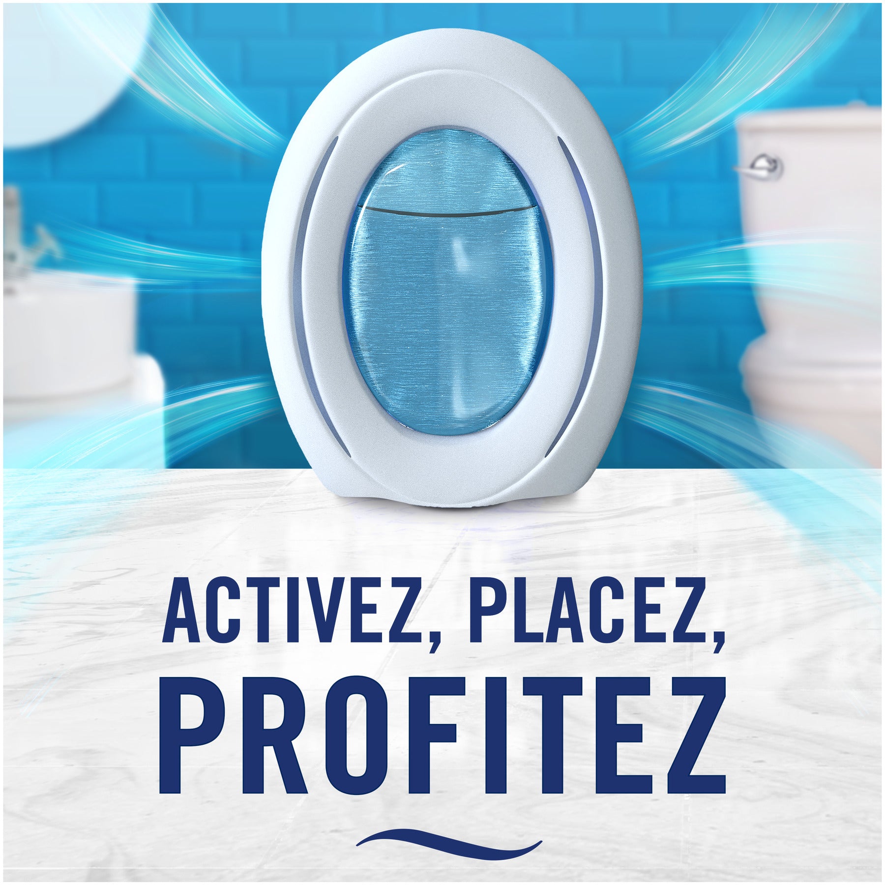 Febreze Petit Coin, Désodorisant WC En Continu (7.5ml x2), Parfum Eveil Printanier, Combat Les Odeurs, Fraîcheur Jusqu'à 50 Jours