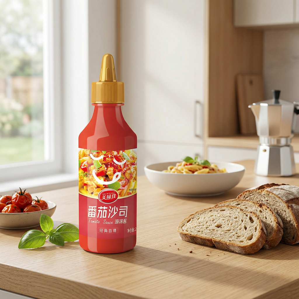 Meiweijia Sauce tomate en tube à presser 258 g