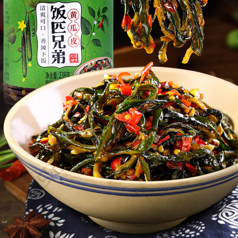 Fanpixiongdi concombres marinés 238g