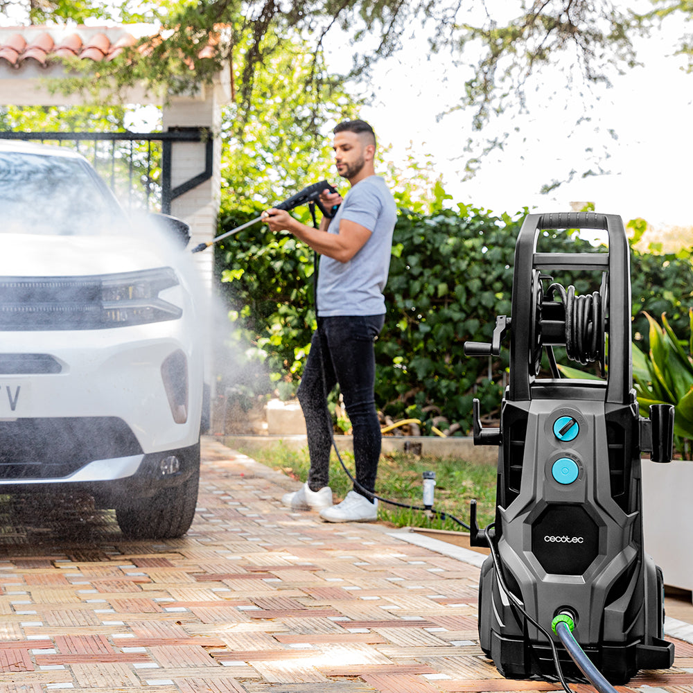 Cecotec HydroBoost 3200 TotalClean High Pressure Washer - 3200W Brushless Pressure Washer 225 Bar, 540 L/h, Aluminium Pump with 14m Operating Radius for Home, Car & Garden, Multi-colored