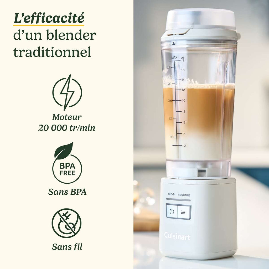 Cuisinart Mixeur portable Blast et Go - PBL100E