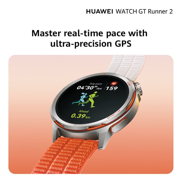 Huawei Montre Portable GT Runner 2 Édition Co-Conçue Groupe de Course Racing Legend
