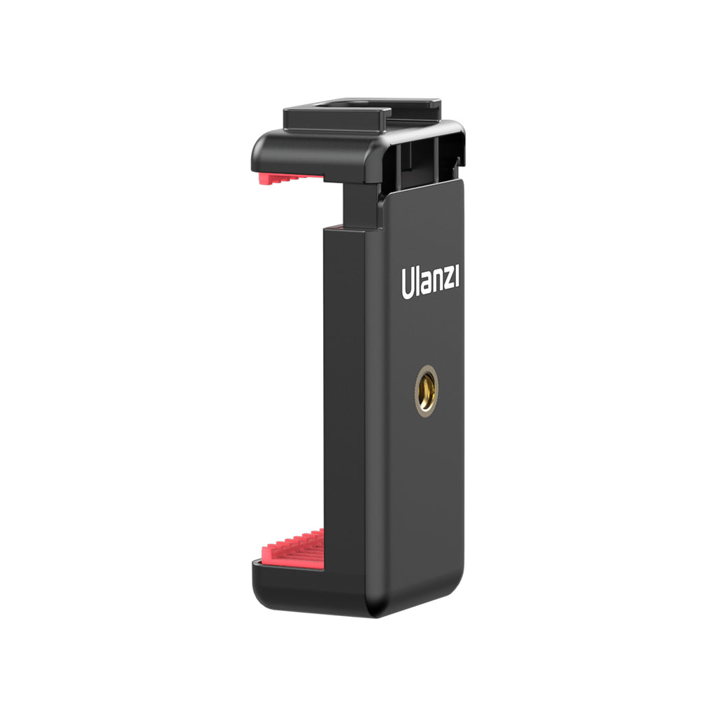 ULANZI SC-01 Support à ventouse pour appareil photo avec clip universel, boule double tête 360°, vis 1/4 pouce