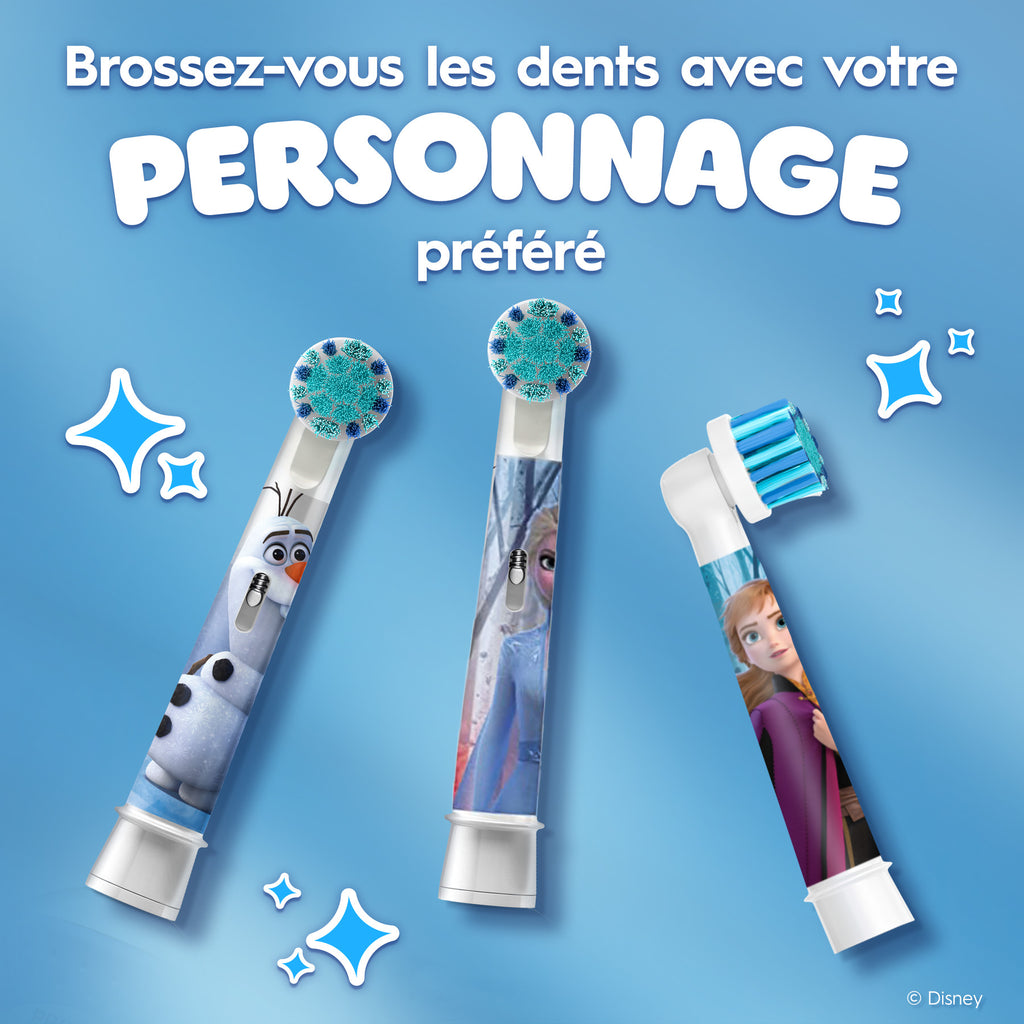 Oral-B Brossettes pour enfants La Reine des neiges x4