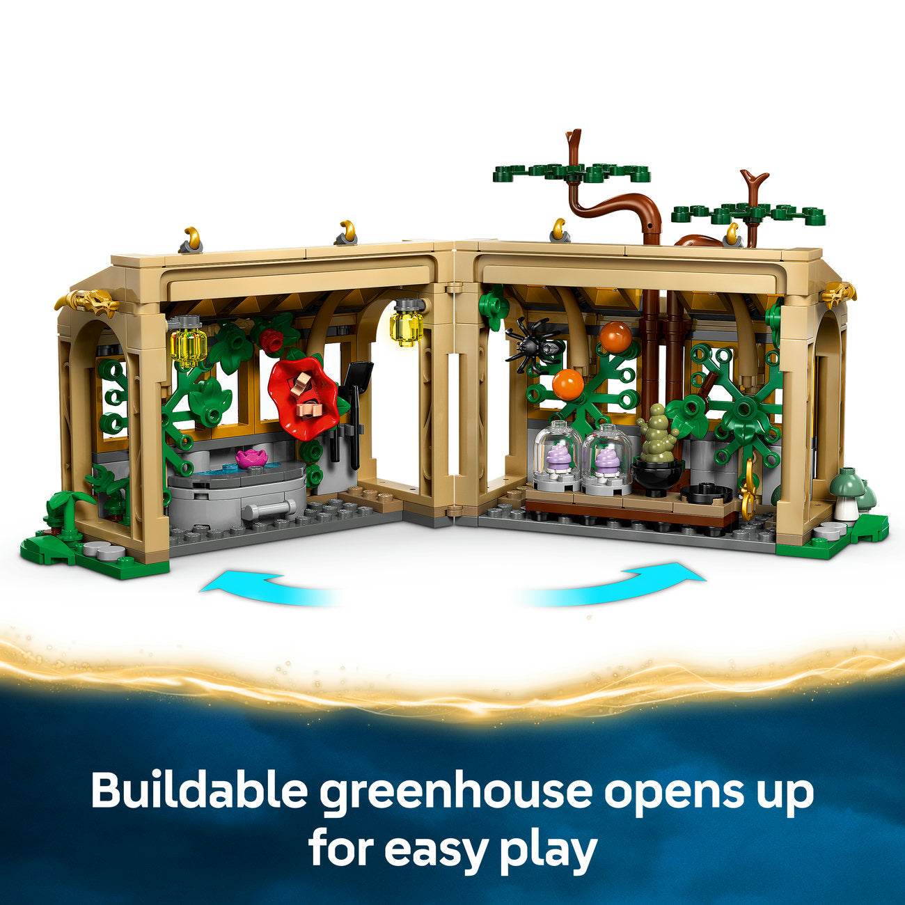 LEGO Harry Potter 76445 Château de Poudlard : Pack de la Classe de Botanique