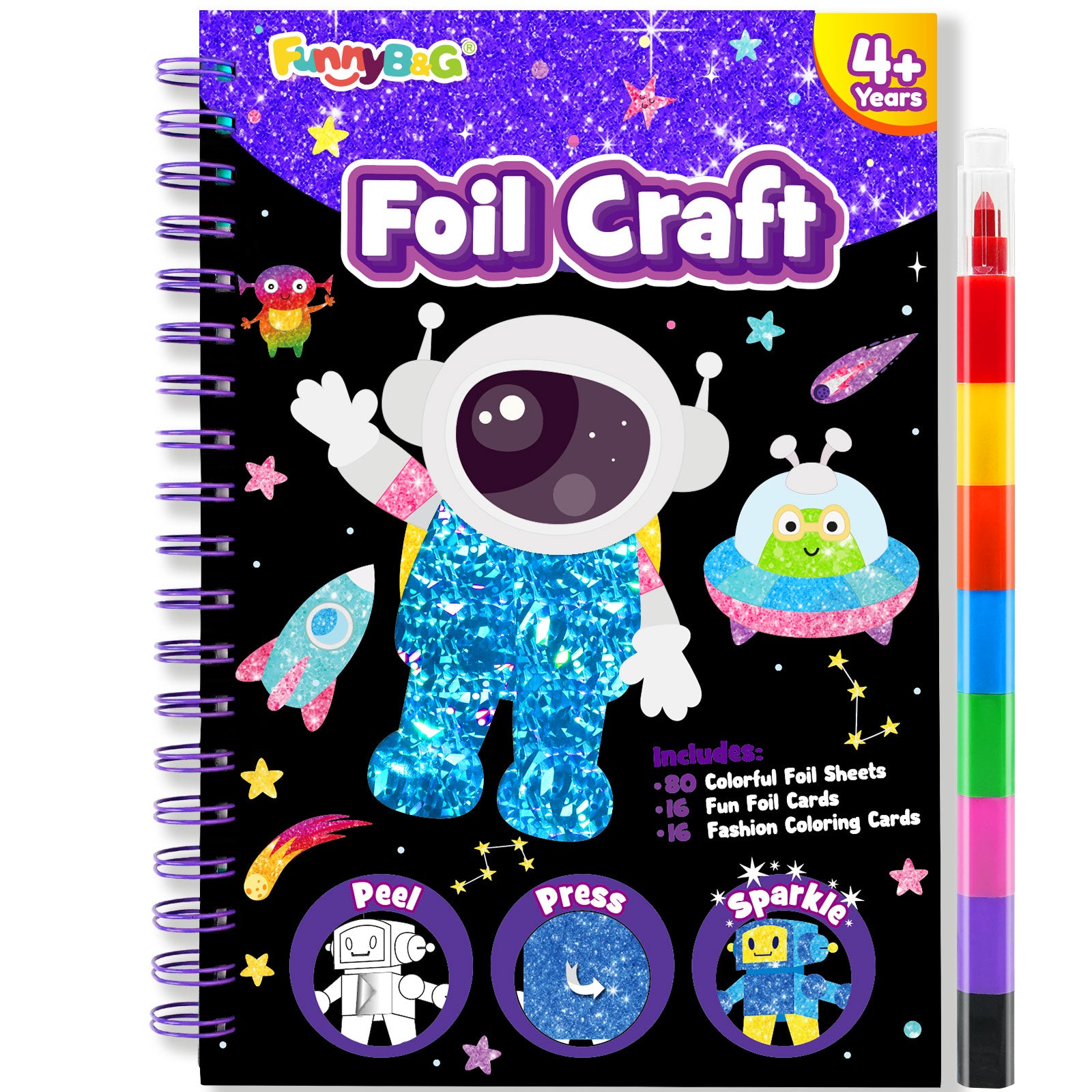 Kit de Loisirs Créatifs Art de la Feuille Série Planète Espace