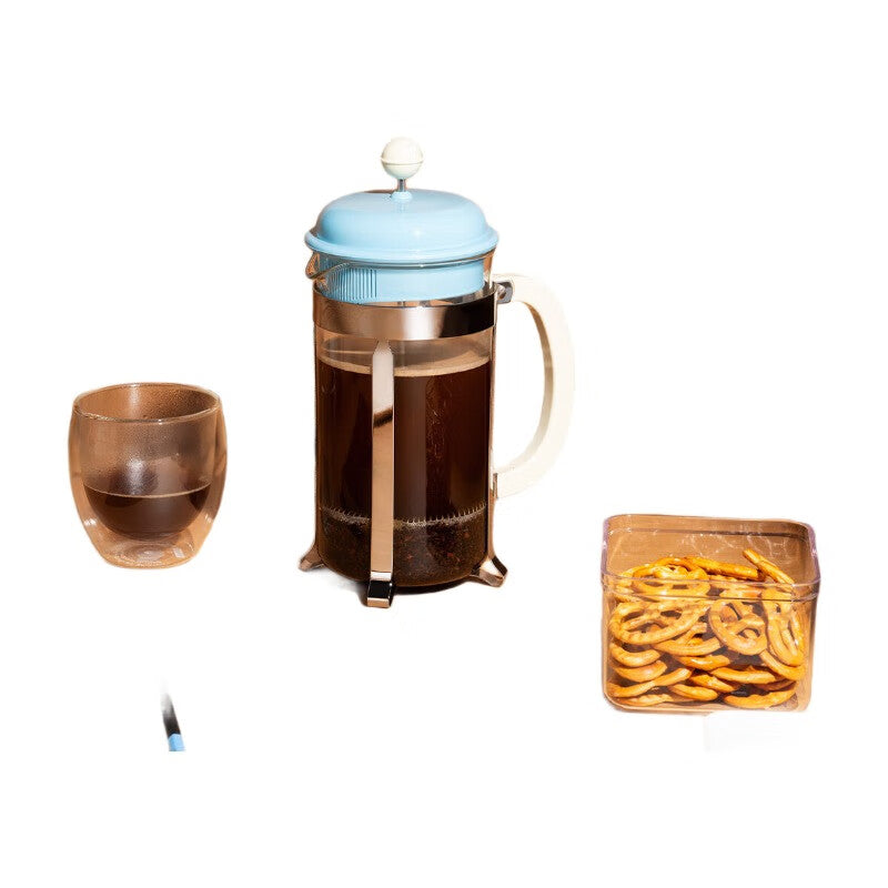 Bodum Caffettiera Cafetière à piston 1 L - 8 tasses - Bleu glace