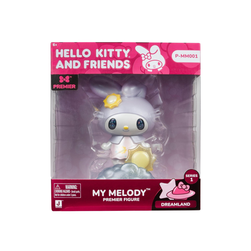 HELLO KITTY Hello Kitty, Figurine Hello Kitty, 10 cm , Modèle My Melody, Pour les enfants à partir de 6 ans, HKT082
