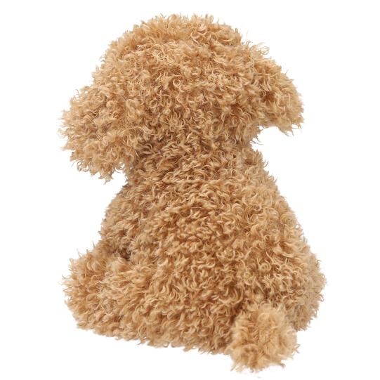 TOPModel FUR EVER FRIENDS Chien en Peluche 16 cm 1 Pièce Fourrure Bouclée Marron Jouet Doux et Confortable Compagnon pour Enfants